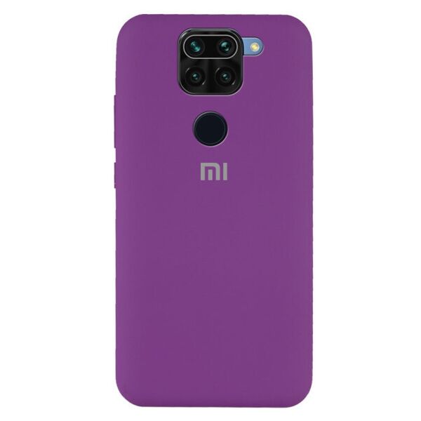 

Чехол Original Silicone Case c закрытым низом (AA) для Xiaomi Redmi Note 9 / Redmi 10X (Пурпурный)