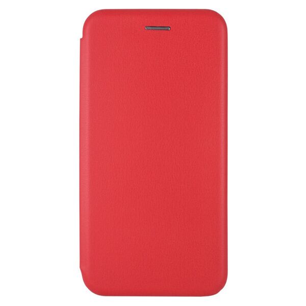 

Кожаный чехол-книжка для Samsung Galaxy A01 Core / M01 Core (Красный)