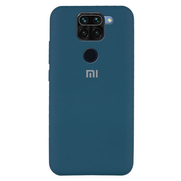 

Original Silicone Case c закрытым низом (AA) для Xiaomi Redmi Note 9 / Redmi 10X (SteelBlue)