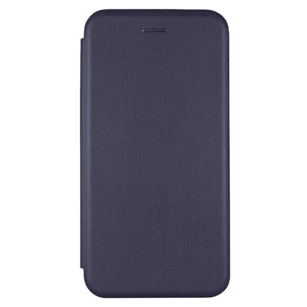 

Кожаный чехол-книжка для Samsung Galaxy A01 Core / M01 Core (Темно-синий)