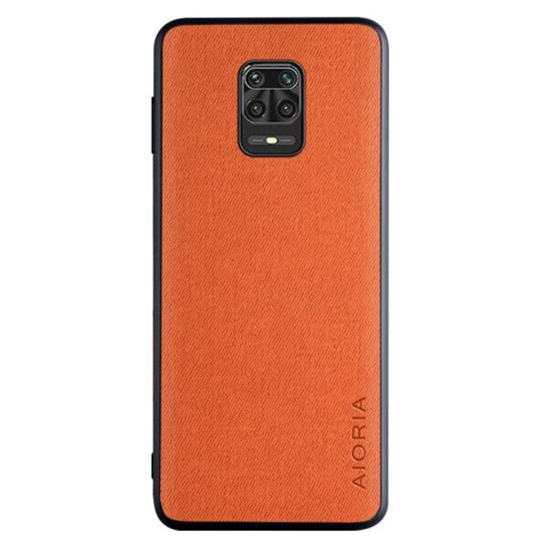 

джинсовый AIORIA Textile для Xiaomi Redmi Note 9s / Note 9 Pro / Note 9 Pro Max (Оранжевый)