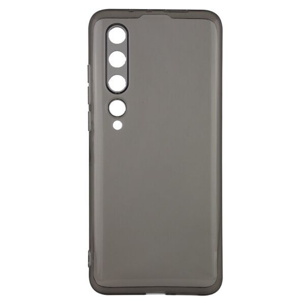 

Матовый полупрозрачный TPU чехол с защитой камеры для Xiaomi Mi 10 / Mi 10 Pro (Черный)