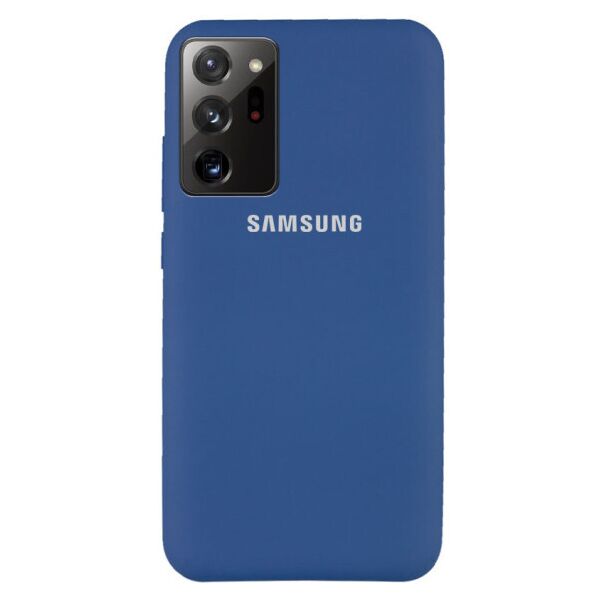 

Чехол Original Silicone Case c закрытым низом (AA) для Samsung Galaxy Note 20 Ultra (Темно-синий)