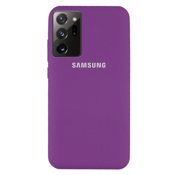 

Чехол Original Silicone Case c закрытым низом (AA) для Samsung Galaxy Note 20 Ultra (Пурпурный)