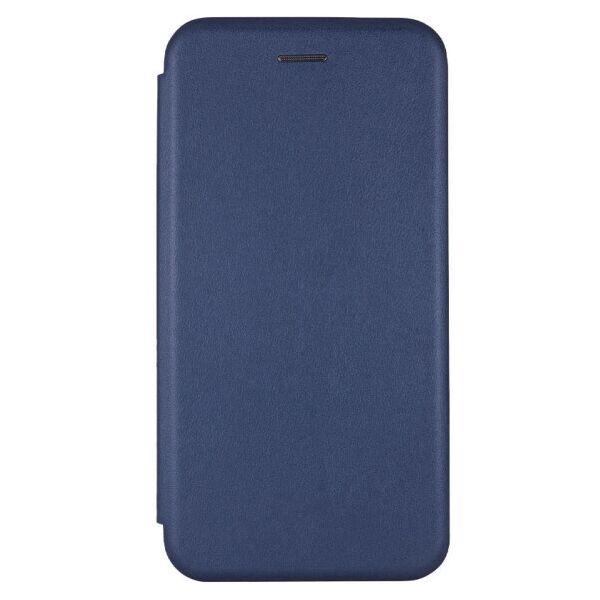 

Кожаный чехол-книжка для Xiaomi Redmi 9A (Темно-синий)