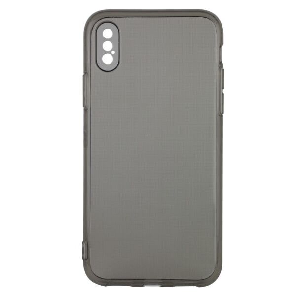 

Матовый полупрозрачный TPU чехол с защитой камеры для Apple iPhone XS Max (6.5") (Черный)