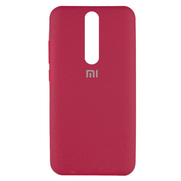 

Чехол Original Silicone Case c закрытым низом (AA) для Xiaomi Redmi K30 / Poco X2 (Огненный-кирпич)