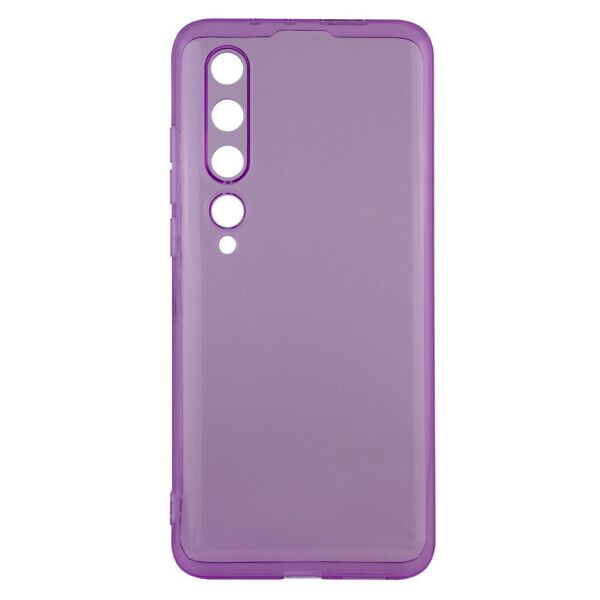 

Матовый полупрозрачный TPU чехол с защитой камеры для Xiaomi Mi 10 / Mi 10 Pro (Сиреневый)