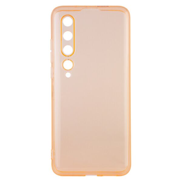

Матовый полупрозрачный TPU чехол с защитой камеры для Xiaomi Mi 10 / Mi 10 Pro (Оранжевый)