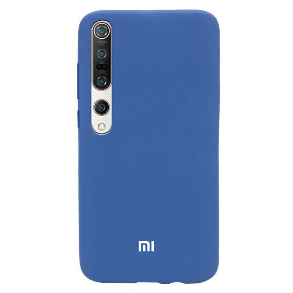 

Чехол Original Silicone Case c закрытым низом (AA) для Xiaomi Mi 10 / Mi 10 Pro (Темно-синий)
