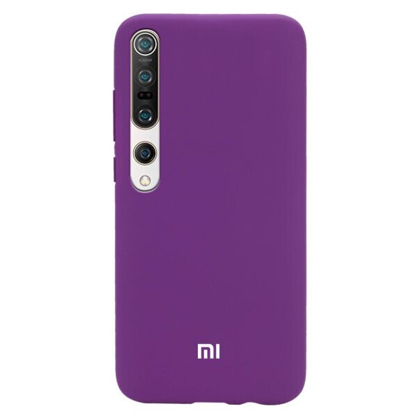 

Чехол Original Silicone Case c закрытым низом (AA) для Xiaomi Mi 10 / Mi 10 Pro (Пурпурный)