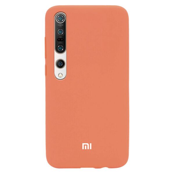 

Original Silicone Case c закрытым низом (AA) для Xiaomi Mi 10 / Mi 10 Pro (Оранжевый)