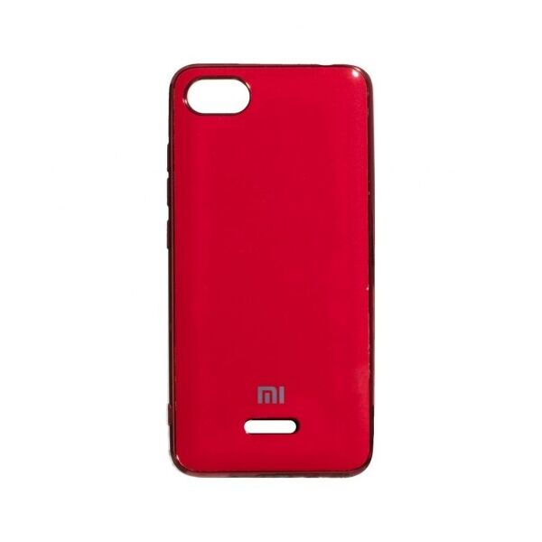 

Силиконовый чехол Original Glass для Xiaomi Redmi 6A (Красный)