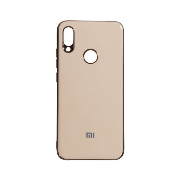 

Силиконовый чехол Original Glass для Xiaomi Redmi Note 7 (Бежевый)