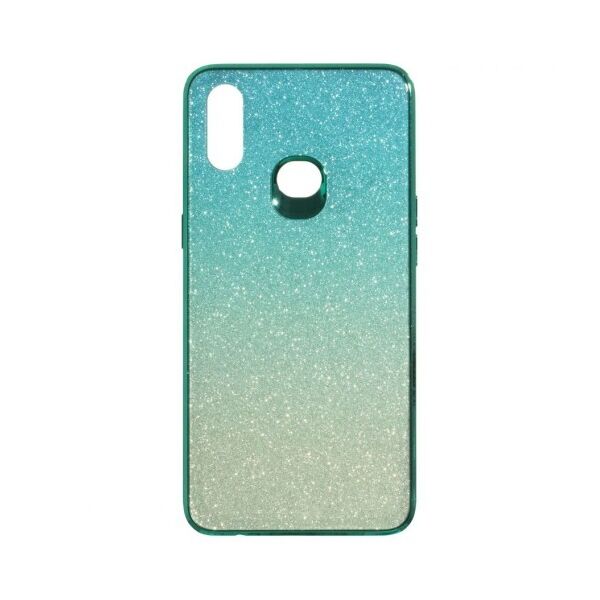 

Блестящий стекляный чехол TPU Ambre для Samsung Galaxy A10s (Бирюзовый)