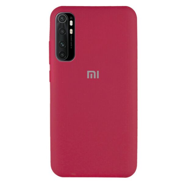 

Чехол Original Silicone Case c закрытым низом (AA) для Xiaomi Mi Note 10 Lite (Огненный-кирпич)