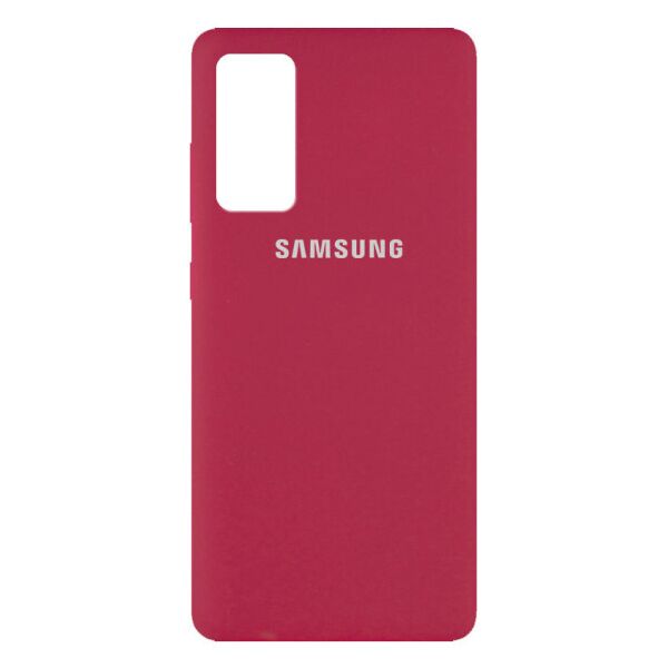 

Чехол Original Silicone Case c закрытым низом (AA) для Samsung Galaxy S20 FE (Огненный-кирпич)