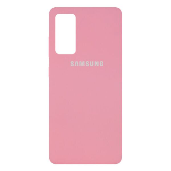 

Чехол Original Silicone Case c закрытым низом (AA) для Samsung Galaxy S20 FE (Розовый)