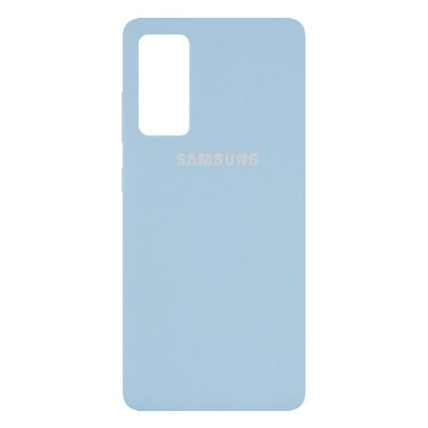 

Чехол Original Silicone Case c закрытым низом (AA) для Samsung Galaxy S20 FE (Голубой)