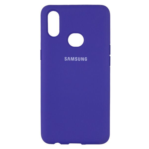 

Чехол Original Silicone Case c закрытым низом (AA) для Samsung Galaxy A10s (Indigo)