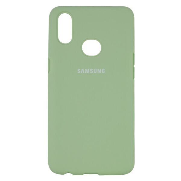 

Чехол Original Silicone Case c закрытым низом (AA) для Samsung Galaxy A10s (LightGreen)