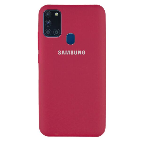 

Чехол Original Silicone Case c закрытым низом (AA) для Samsung Galaxy A21s (Огненный-кирпич)