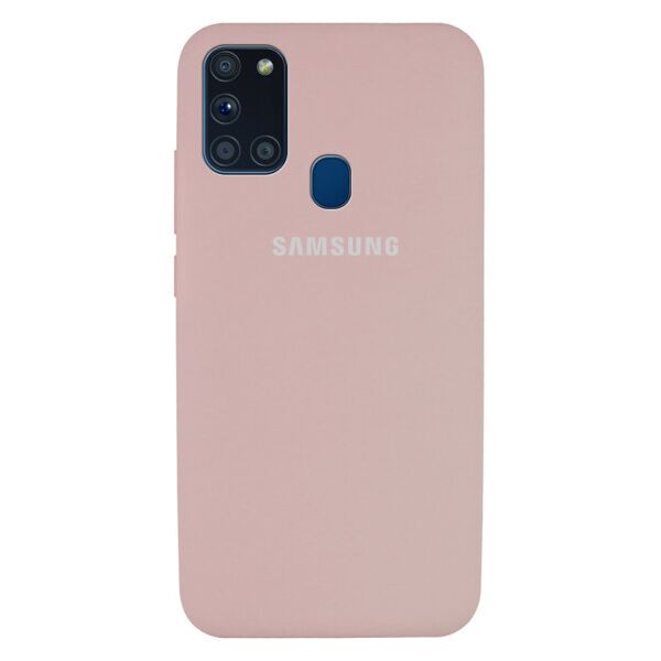 

Чехол Original Silicone Case c закрытым низом (AA) для Samsung Galaxy A21s (RosyBrown)