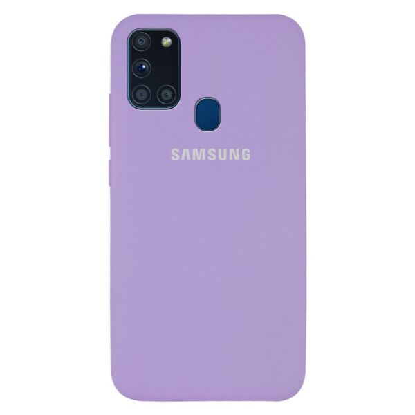 

Original Silicone Case c закрытым низом (AA) для Samsung Galaxy A21s (MediumPurple)