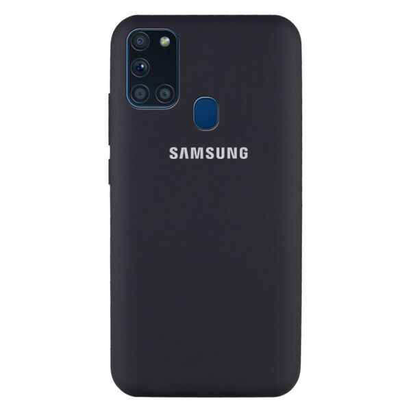 

Чехол Original Silicone Case c закрытым низом (AA) для Samsung Galaxy A21s (Черный)