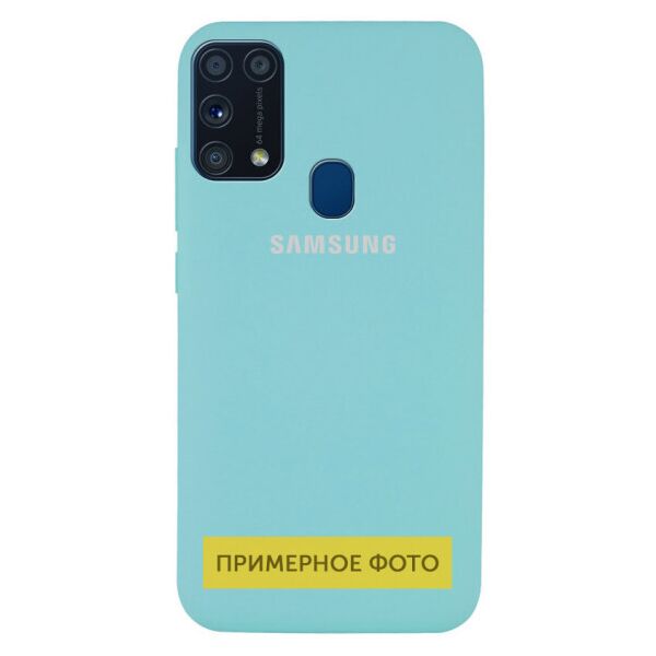 

Original Silicone Case c закрытым низом (AA) для Samsung Galaxy A21s (Голубой)
