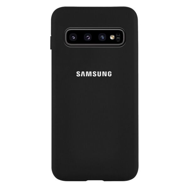 

Чехол Original Silicone Case c закрытым низом (AA) для Samsung Galaxy S10+ (Черный)