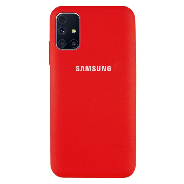 

Чехол Original Silicone Case c закрытым низом (AA) для Samsung Galaxy M31s (Красный)
