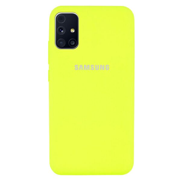 

Чехол Original Silicone Case c закрытым низом (AA) для Samsung Galaxy M31s (Желтый)