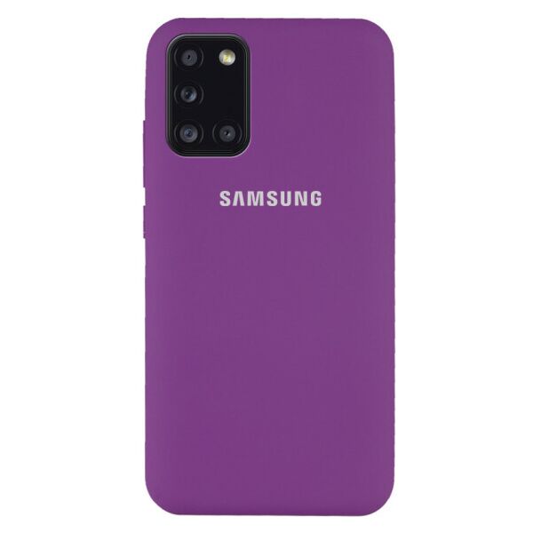 

Чехол Original Silicone Case c закрытым низом (AA) для Samsung Galaxy A31 (Фиолетовый)