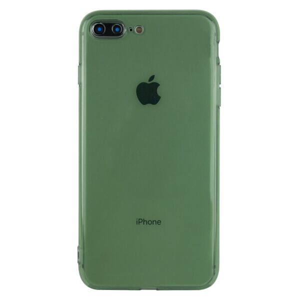 

Матовый полупрозрачный TPU чехол с защитой камеры для Apple iPhone 7 plus / 8 plus (5.5") (Зеленый)