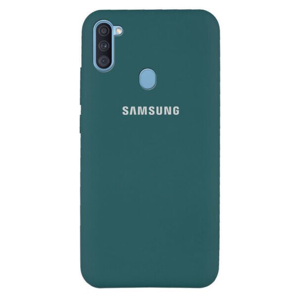 

Чехол Original Silicone Case c закрытым низом (AA) для Samsung Galaxy A11 (DarkSlateGray)
