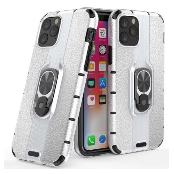 

Ударопрочный чехол Transformer Alita под магнитный держатель для Apple iPhone 11 Pro Max (6.5") (Серебряный)