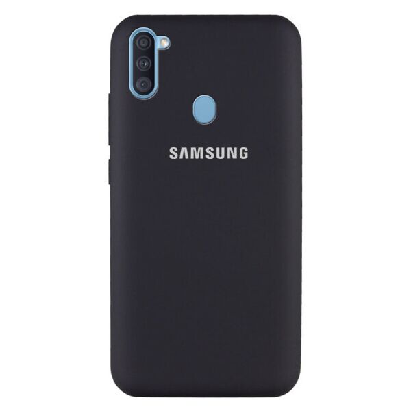 

Чехол Original Silicone Case c закрытым низом (AA) для Samsung Galaxy A11 (Черный)
