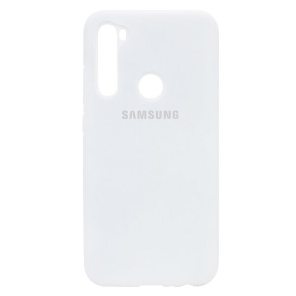 

Original Silicone Case c закрытым низом (AA) для Samsung Galaxy A21 (Белый)