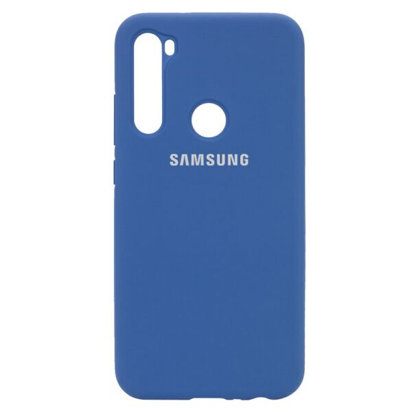 

Original Silicone Case c закрытым низом (AA) для Samsung Galaxy A21 (Темно-синий)