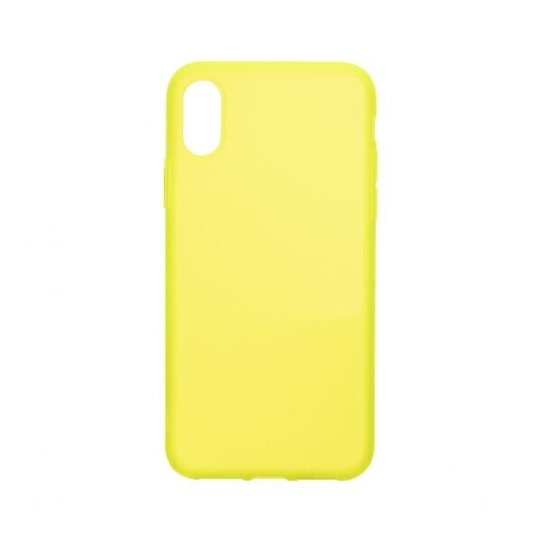 

Чехол Bright Silicone для Apple iPhone X / Xs (Желтый)