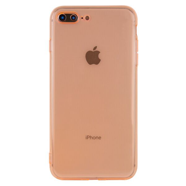 

Матовый полупрозрачный TPU чехол с защитой камеры для Apple iPhone 7 plus / 8 plus (5.5") (Оранжевый)