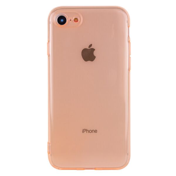 

Матовый полупрозрачный TPU чехол с защитой камеры для Apple iPhone 7 / 8 / SE (2020) (4.7") (Оранжевый)