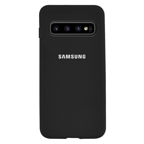 

Чехол Original Silicone Case c закрытым низом (AA) для Samsung Galaxy S10 (Черный)
