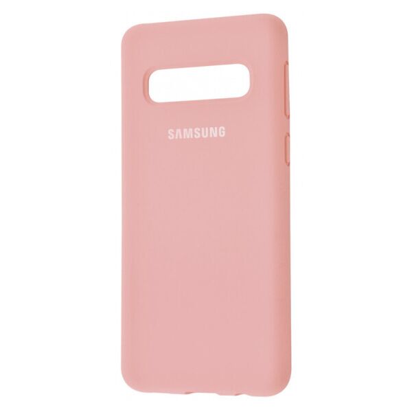 

Чехол Original Silicone Case c закрытым низом (AA) для Samsung Galaxy S10 (LightPink)