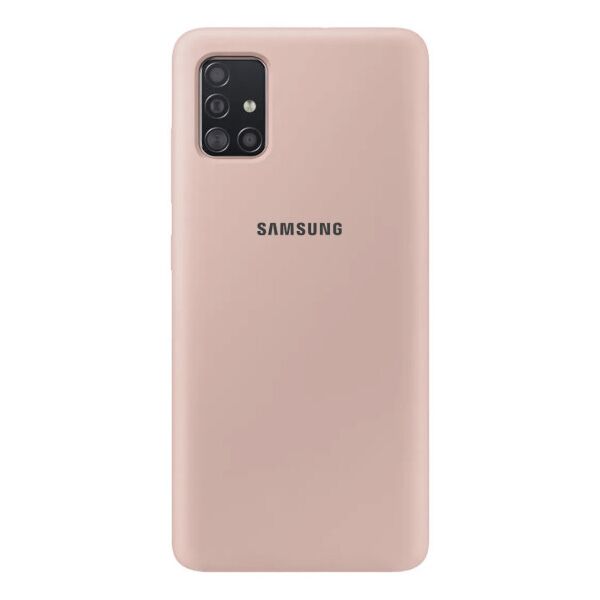 

Чехол Original Silicone Case c закрытым низом (AA) для Samsung Galaxy A71 (LightPink)