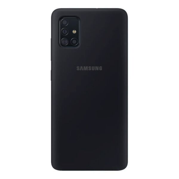 

Чехол Original Silicone Case c закрытым низом (AA) для Samsung Galaxy A71 (Черный)