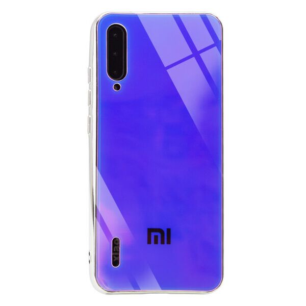 

TPU+Glass чехол Gradient Rainbow с лого для Xiaomi Mi A3 (CC9e) (SlateBlue)