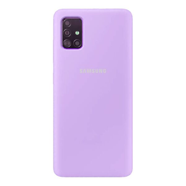 

Original Silicone Case c закрытым низом (AA) для Samsung Galaxy A51 (MediumPurple)