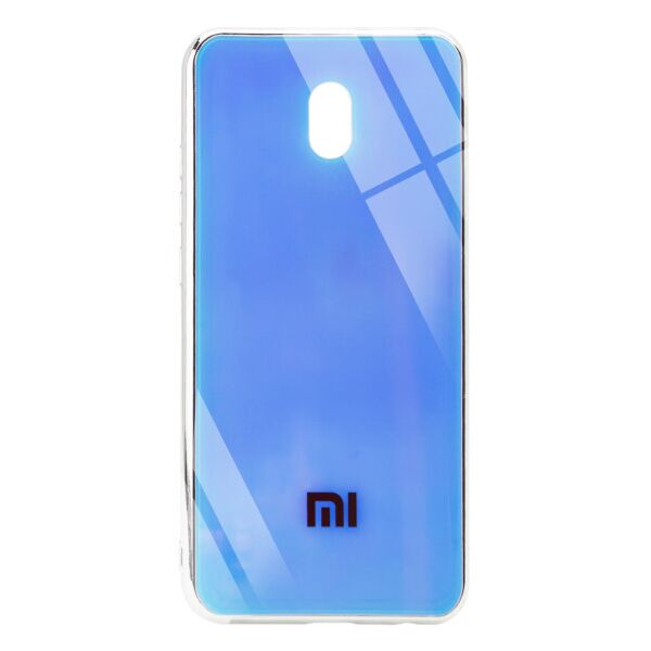 

TPU+Glass чехол Gradient Rainbow с лого для Xiaomi Redmi 8a (DeepSkyBlue)